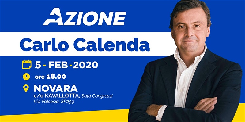 Incontro con Carlo Calenda a Novara